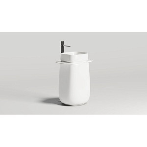 Раковина напольная Salini Oriente Totem 1303101G S-Sense 70x49 белый глянцевый