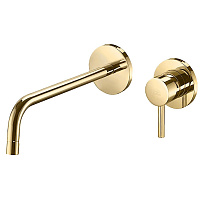 Смеситель Paffoni Light LIG006HG70 для раковины, золото медовое