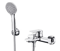 Смеситель WasserKRAFT Lopau 3201 для ванны с коротким изливом, хром