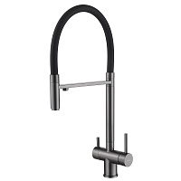 Cмеситель ABBER Wasser Kreis AF81141NG для кухонной мойки, никель