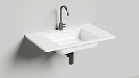 Раковина столешница Salini Onda 80 1402201M S-Stone 80x50 белый матовый