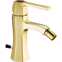 Смеситель Cisal Cherie CH0005547C для биде, золото/черный матовый