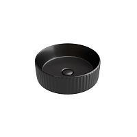 Раковина накладная Ceramicanova Element CN6057MB 36x36x11.5 черный матовый