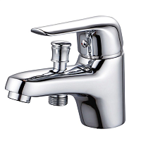 Смеситель Aquanet Pragmatic AF430-61С на борт ванны, хром