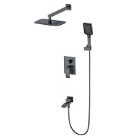 Душевая система Wonzon & Woghand Fit WW-88939009A-BGM темный графит