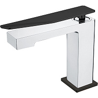 Смеситель Boheme Q 141-CRB.2 для раковины, хром/черный