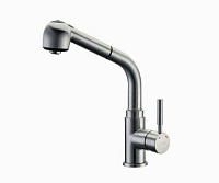 Смеситель WasserKRAFT Wern 4266 для кухонной мойки, матовый хром