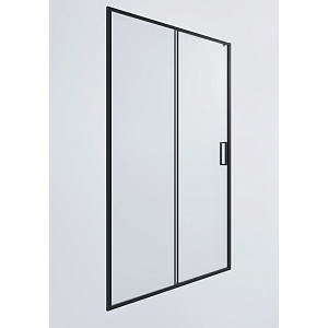 Душевая дверь Timo TD-150/03C-6 150x195 прозрачное стекло, профиль черный