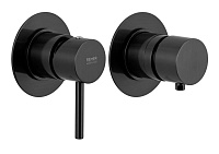 Смеситель Remer X Style X96CFP для душа, черный брашированный хром