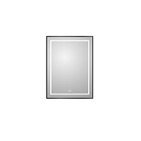 Зеркало BelBagno Kraft SPC-KRAFT-600-800-LED-TCH-WARM-NERO 60x80 с подсветкой, черный