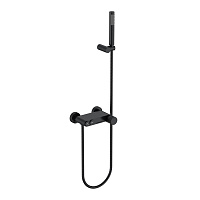 Смеситель Boheme Stick 123-BB.3 для ванны, ручка Linea, черный матовый