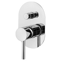 Смеситель Plumberia Selection Ixo XO1001CR на 2 выхода(внешняя часть), хром глянцевый
