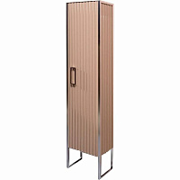 Шкаф-пенал Armadi Art Monaco 868-CPCR-R капучино/хром