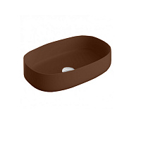 Раковина ArtCeram Cognac COL003 39;00 55 marrone cocoa