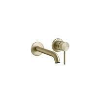Смеситель Gessi Flessa 54086.727 для раковины, Brushed Brass PVD