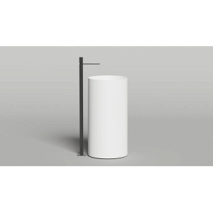 Раковина напольная Salini Armonia Round 01 130411G S-Sense 45x45 белый глянцевый
