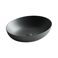 Раковина накладная Ceramicanova Element CN6017MDH 52x39.5x13 антрацит матовый темный