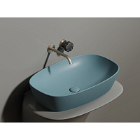 Раковина накладная Ceramicanova Element CN6049MLG 60x38x13.8 зеленый матовый