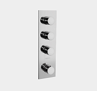 Смеситель Fima Carlo Frattini Fimatherm F3869X3NS для душа, Matt Black