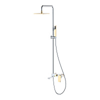 Душевая стойка Boheme Q 148-CRG.2 хром/золото