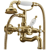 Смеситель Boheme Medici Presente 313 для ванны с душем, бронза