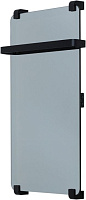 Полотенцесушитель электрический Allen Brau Infinity 80x44 с рейлингом и креплением, черный браш