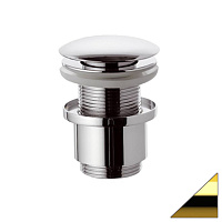 Донный клапан Remer 904CC2114DO для раковины, золото глянцевое