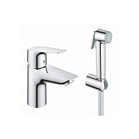Смеситель с гигиеническим душем Grohe BauEdge 23757001 для раковины, хром