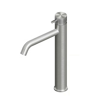 Смеситель QuadroDesign Source 1202AS для раковины, brushed stainless steel