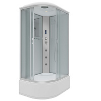 Душевая кабина Niagara Classic NG-2310-14RF 120x80x215 стекло матовое/профиль серебро