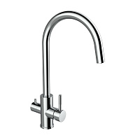 Смеситель Agger Zest A0700700 для кухонной мойки, с каналом питьевой воды, хром