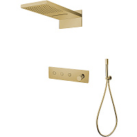Душевой комплект Boheme Fusion 130-G для душа, золото