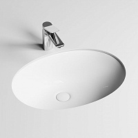 Раковина встраиваемая снизу Ceramicanova Element CN6076 52x38 белый