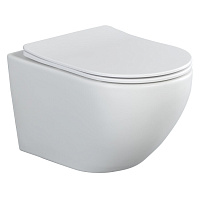 Унитаз подвесной Splendy Light LI10152VTYWMW белый матовый
