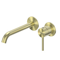 Cмеситель ABBER Wasser Kreis 316 AF8112BG-M для раковины, золото брашированное