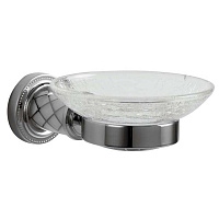 Мыльница Boheme Murano 10903-W-CR настенная, хром/белый