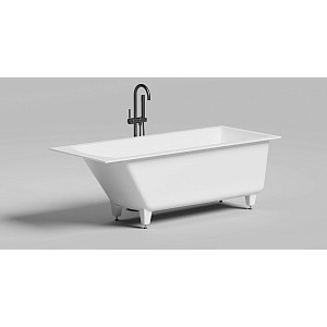 Ванна встраиваемая Salini Cascata Kit 104813G S-Sense 170x70 белый глянцевый