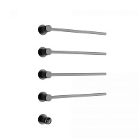 Полотенцесушитель электрический Sancos Linea SC14001GG 66,5x53x8,5 вороненая сталь