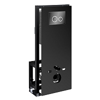 Система инсталляции WasserKRAFT Glan 66TLT.010.ME.BL.PB01 для унитаза, черный
