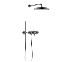 Душевой комплект Timo Saona SX-2348/18SM черное золото