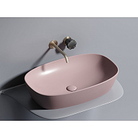 Раковина накладная Ceramicanova Element CN6049MP 60x38x13.8 розовый матовый