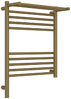 Полотенцесушитель электрический Сунержа Богема 3.1 с 1 полкой 032-6006-6050 600x500 золото матовое