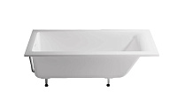 Ванна из искусственного мрамора Astra-Form Нейт Solid Surface 01010056+08010054 180x80 белый матовый
