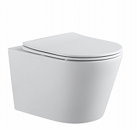 Унитаз подвесной Aquanet Rimless Atago 2.0 W LX-1905 с сидением Soft Close