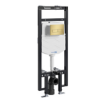 Система инсталляции WasserKRAFT Dinkel 58TLT.010.ME.MG03 для унитаза, золото