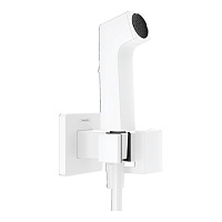 Гигиенический душ со смесителем Hansgrohe Bidette S 29233700 белый матовый