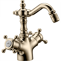 Смеситель Huber Victorian VTT560102A на 1 отверстие, для биде, никель матовый