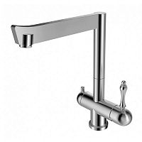 Смеситель Zorg Inox SZR-1017-7B для кухонной мойки, сталь