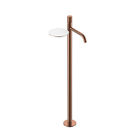 Смеситель Boheme Stick 120-CB.4 для раковины, ручка Spirale, брашированная медь