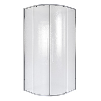Душевой уголок Niagara Nova NG-3626-34 90x90x195 стекло шиншилла/профиль хром